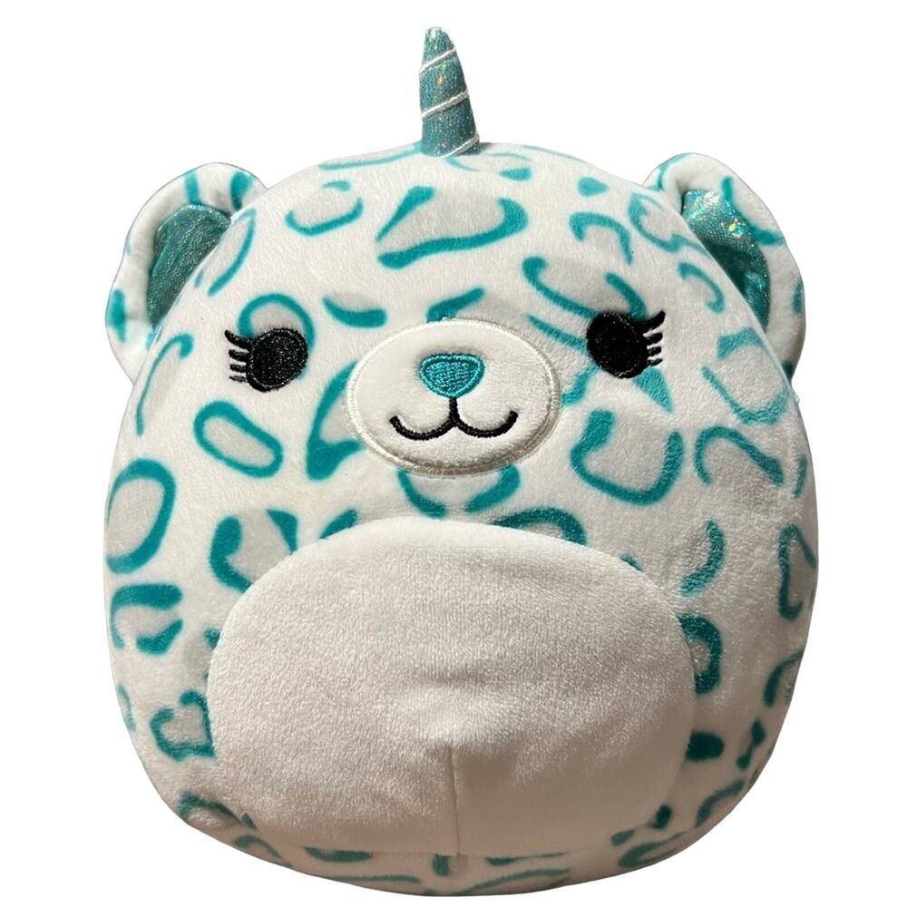 SQUISHMALLOWS Elisa Cheetah Unicorn 8” Plush Leopard Kellytoy Sutffed Animal